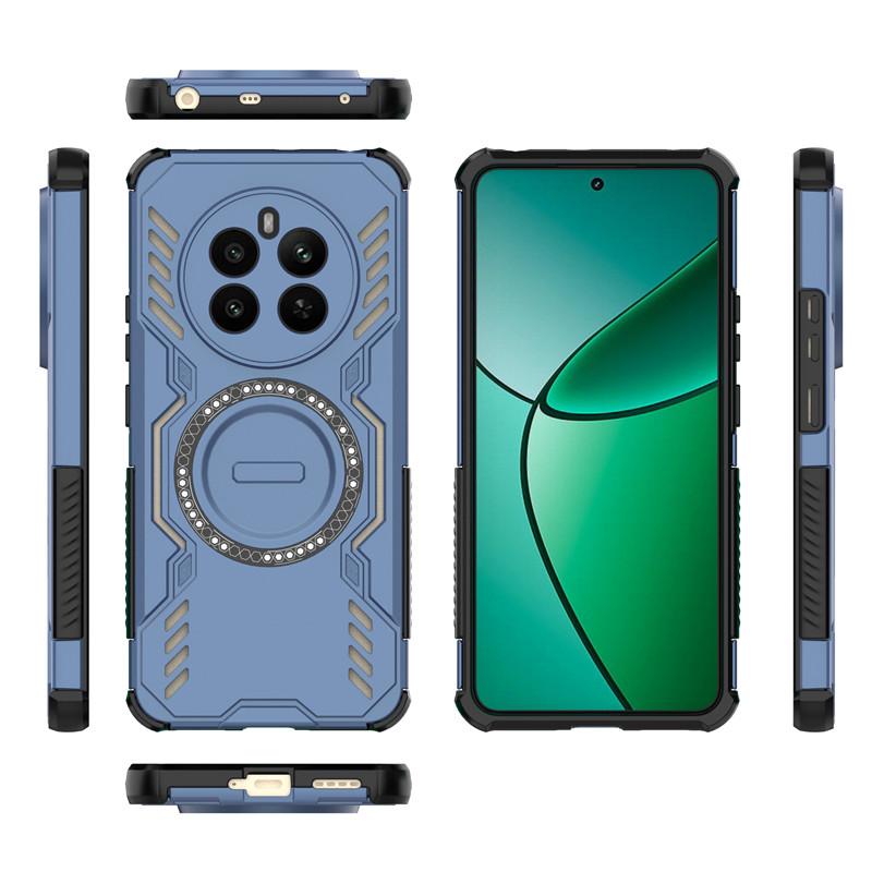 For Realme 12 Plus Case Realme 13 4G Cover Heat Dissipation Magnetic Wireless Charging Phone Cases Realme P1 Narzo 70 Pro Funda