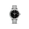 Style Serie Automatisches Mechanisches Uhrwerk Einfache 100 Meter Wasserdichte Uhr 38 mm Schwarzes Zifferblatt Mattes Stahlgehäuse Herrenuhren M12500-0004