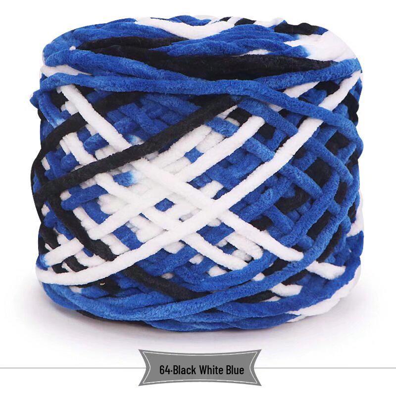 3.3 Große Eiswollknäuel für handgestrickte Häkelschuhe & zum Weben von Schals - Dicke Wolle für Damen & Herren