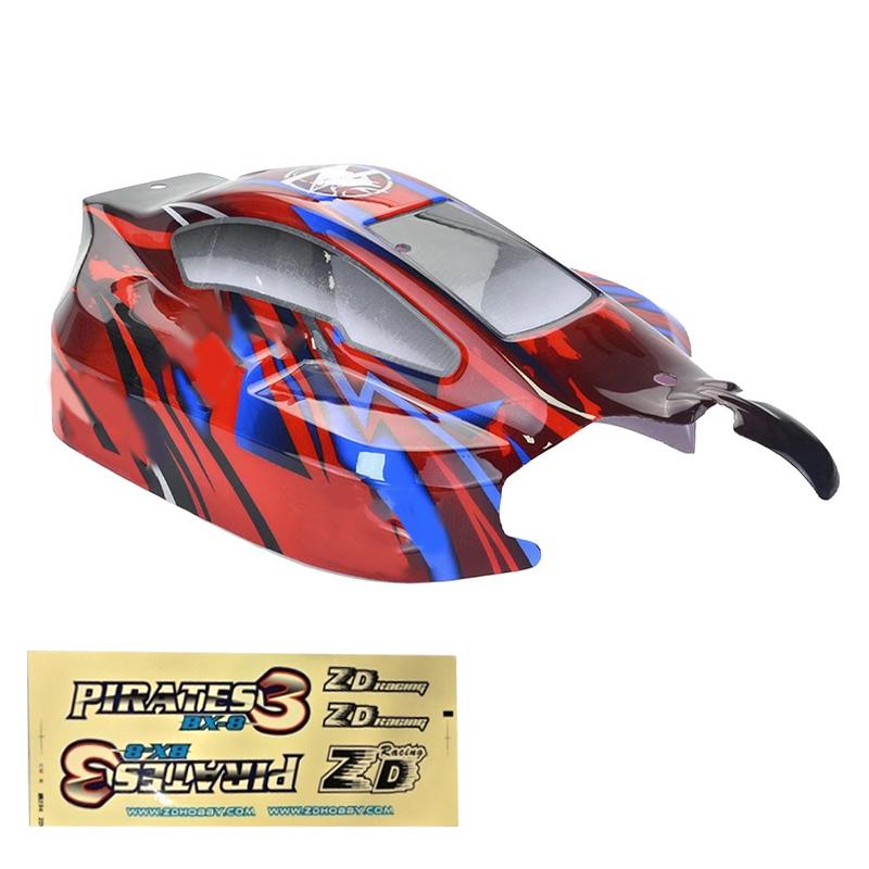 1/8 ZD Racing RC Truck Car Body Shell Cover For 1:8 Off-road Buggy 8459 9116 08427 RC Racing RC Car Parts PVC Car Shell Part