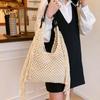 Women's Minimalist Straw Beach Tote - 2025 Spring Collection