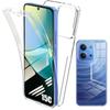 Case for Xiaomi Redmi 15C 4G/5G - Transparent Full Protection Anti-Scratch Soft Silicone + Hard PC