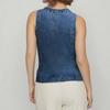 Women's Fashion Casual Sleeveless Button Down Denim Waistcoat