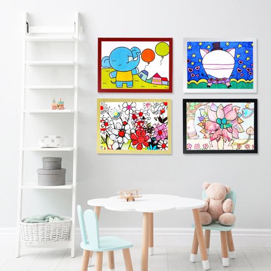 Magnetický držák na cedule Nástěnný Samolepicí Displej Rámeček na obrázky Vodotěsný Průhledný PVC Držák na dokumenty pro Domov Školu Kancelář Stěnu Dveře Lednici