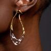 Modern Zircon European and American Design Irregular Earrings For Women Party Gifts 2025 Trend New Hot Selling