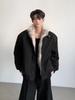 2025 Retro Men's Golden Eagle Fur Collar Winter Coat - Warm, Thickened Cotton Jacket