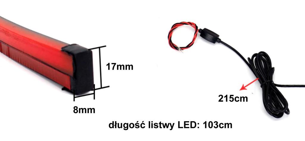 Brake, Fog, Position LED External, Red, 12V, Off-Road