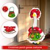 Christmas Porch Costume for 23 Inch Statue Outdoor Holiday Yard Decoration