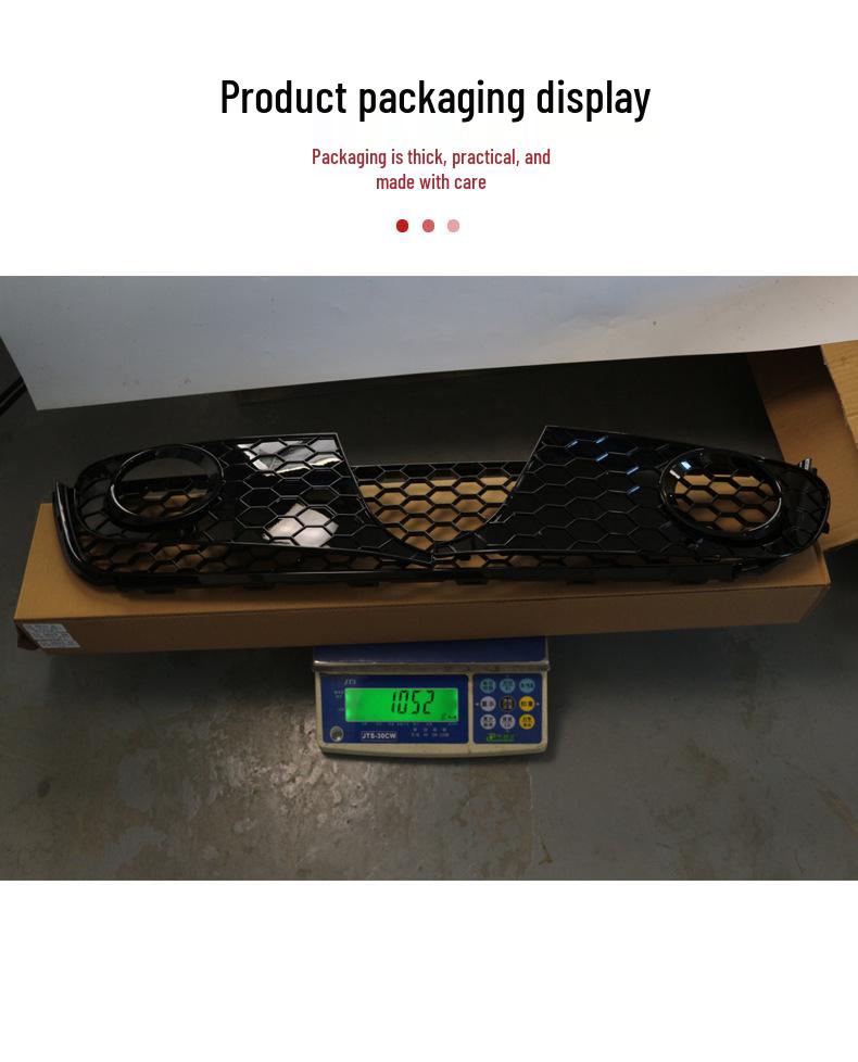 Volkswagen Golf 6 MK6 Wabenmuster Frontstoßstangen-Grill & Nebelscheinwerfer-Rahmen