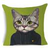 Cute Cartoon Animal Pet Cat Decorative Pillowcase Gift  Sofa Car Office Seat Cushion Cover Bedroom Room Home Decor