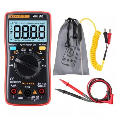ZT111 Digital Electrical Multimeter 6000 Counts DC/AC Current Voltage Tester True RMS Auto Ranging LCD Meters Electrician Tools
