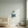 PU Leather Hanging Tissue Bag Cartoon Design Portable Tissue Cover  Bedside