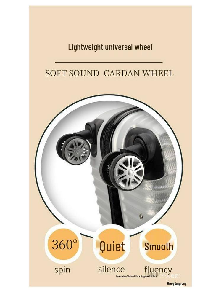 Sturdy and Durable Three-Piece Luggage Set with Anti-Collision Corners: 20, 24, 28 Inch Sizes