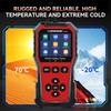 KONNWEI KW341 Car Moto Truck Battery Diagnostic Tool 6V 12V 24V Fault Data Printing Start Voltage Test Car Battery Charging Scan