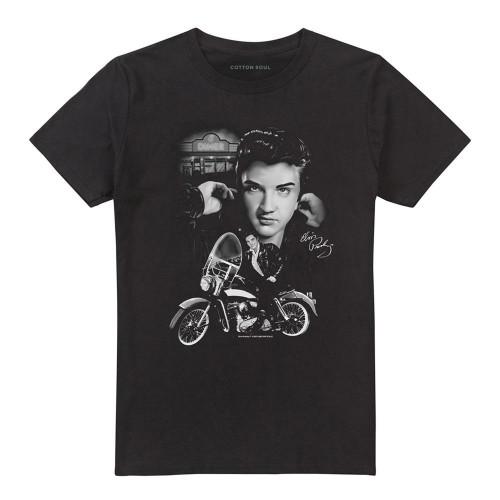 Elvis Presley Unisex Adult The King Rides Again T-Shirt