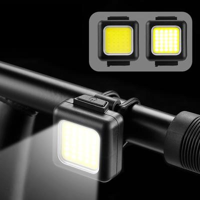 Bike Headlight Tail Light Bicycle Flashlight USB Rechargeable