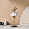 Handmade Ballet Girl Ornaments Resin Crafts Abstract Art Sculpture Ballet Dancer Figurines  Office