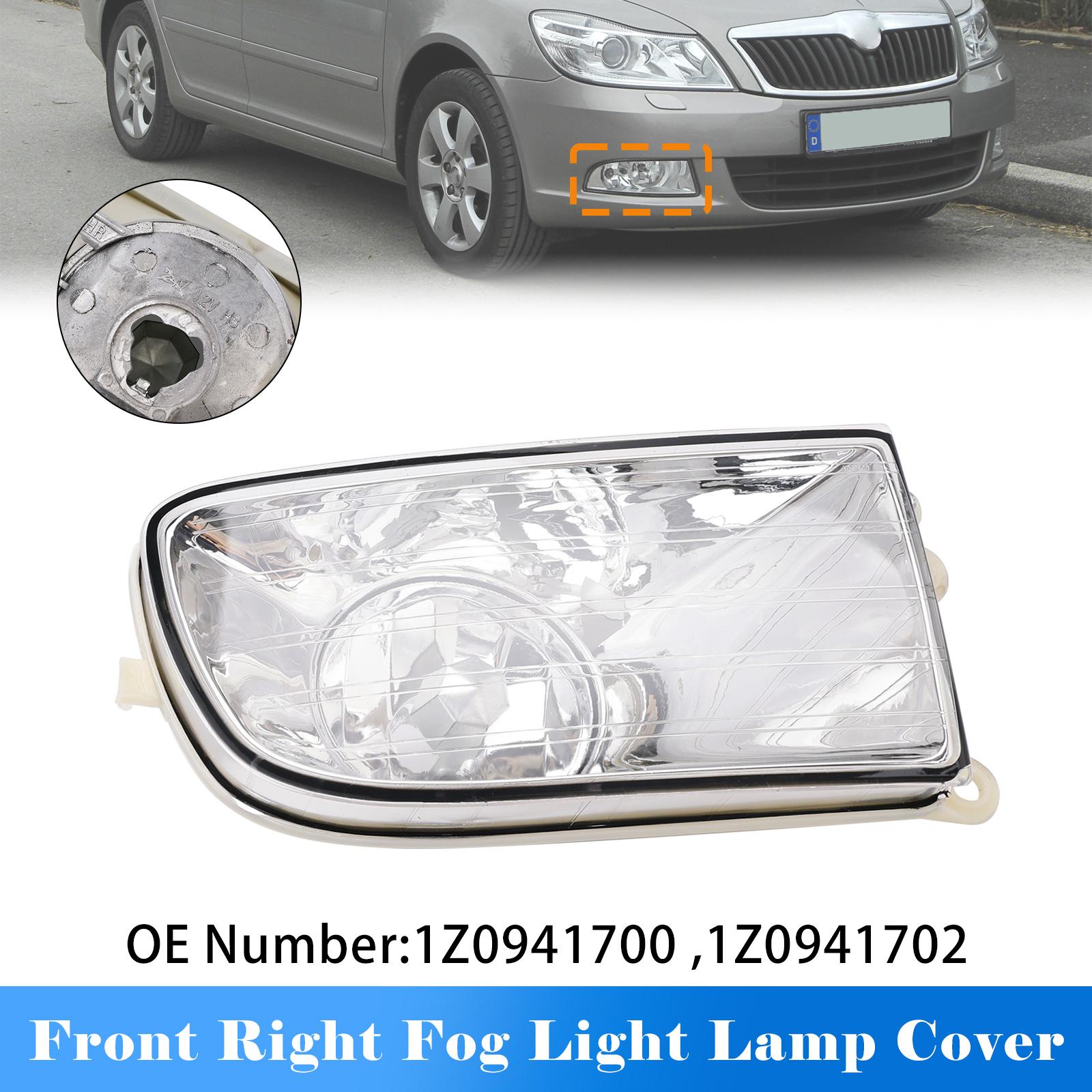Front Right Fog Light Lamp Cover 1710525 93357465 For Skoda Octavia II 04-08