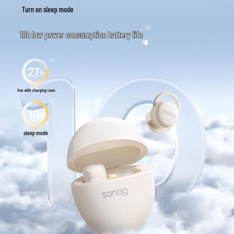 Wireless Noise-Cancelling Sleep Earbuds