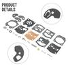 1Set Carburetor Repair Gasket Kit For WA Types 1 2 3 5 7 8 12 18  And WT 178 180 182 184 186 187 188 190 195A 198 Types Carbs