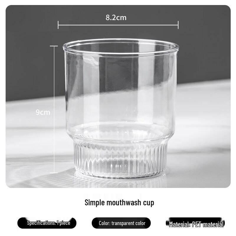 LIEI No-Drill Toothbrush Holder with Mouthwash Cup