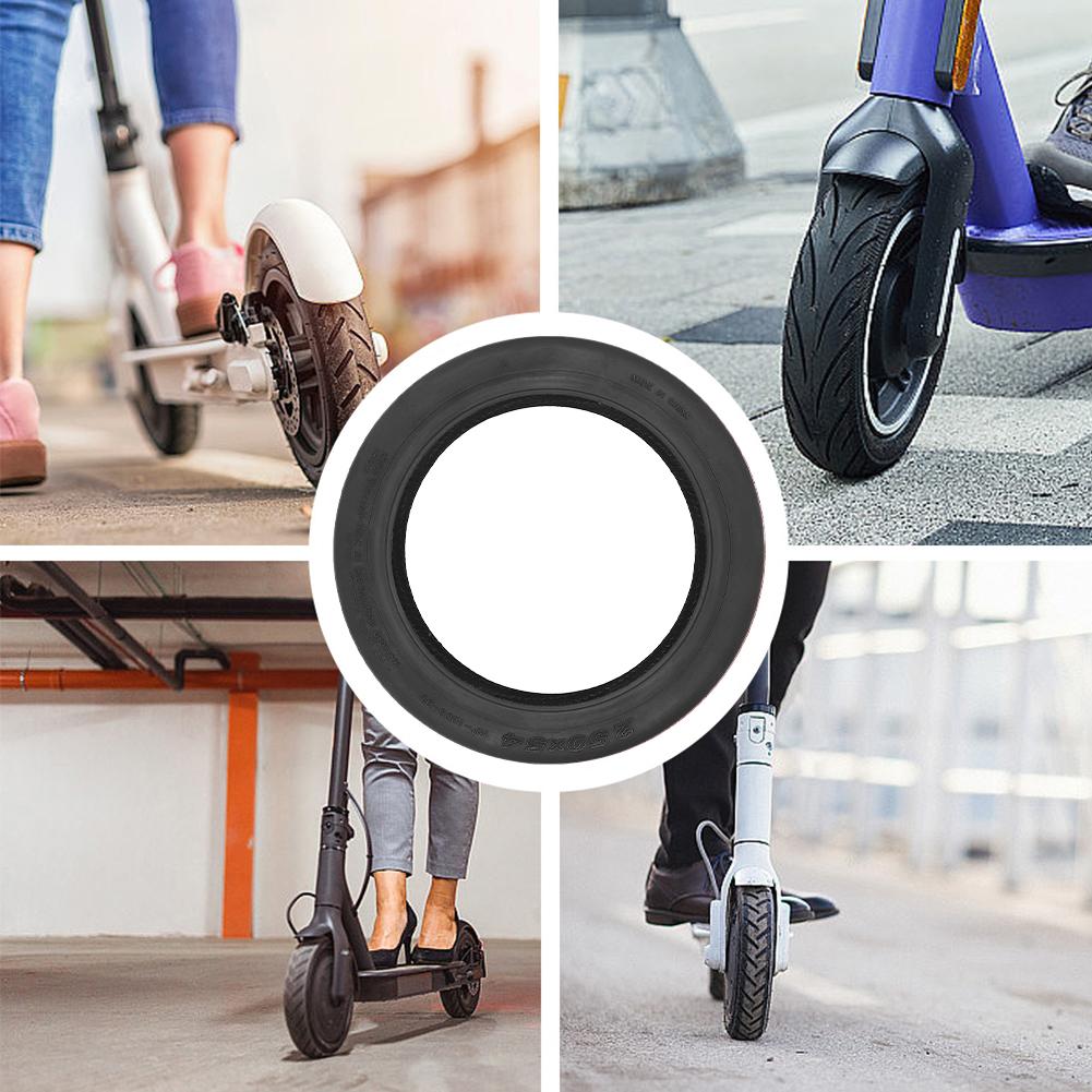 10Inch 250x54 Electric Scooter Tire Rubber Thicken Inflatable Tire Anti-Piercing Scooter Replacement Wheel for Electric Scooter