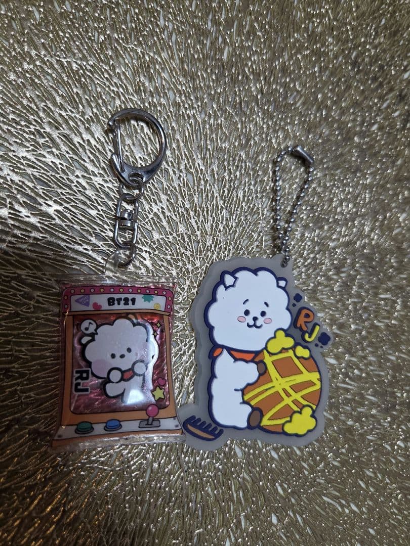 [USED] BTS BT21 RJ Jin Keychain Korean Idol K-POP
