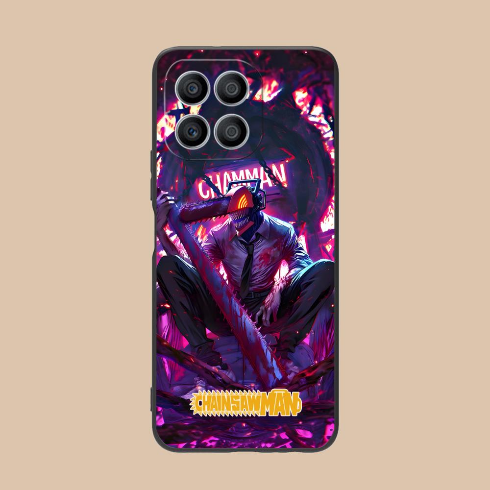 Kettensägenmann Handyhülle für Honor 90 80 70 60 50 30 20 10 9 8 7 Pro S SE Lite 5G Farbdruckhülle Luxushülle