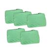 Generic 5pcs Car Window Clean Brush Replacement Pad Windshield Cotton Fitting Hood Inside Car Glass Wiper Cloth Accessories, Green