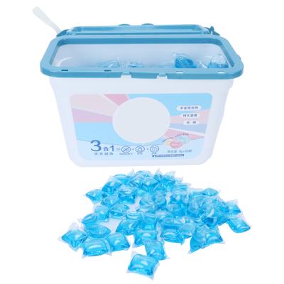 60PCS 8g Capsule di Perle Detergenti per Lavaggio Bucato da Viaggio Blu