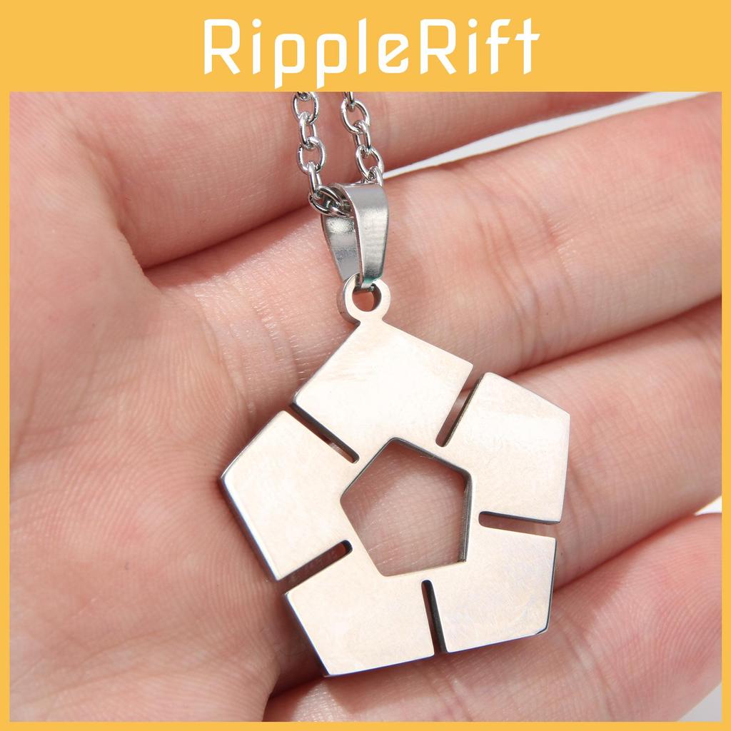 Lock Anime Blue Pendant Necklace Withe Football Logo For Enthusiasts Anime