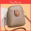 Yogodlns Mobile Phone Pu Women Leather Crossbody Bag Simple Multilayer Shopping Shoulder Bag