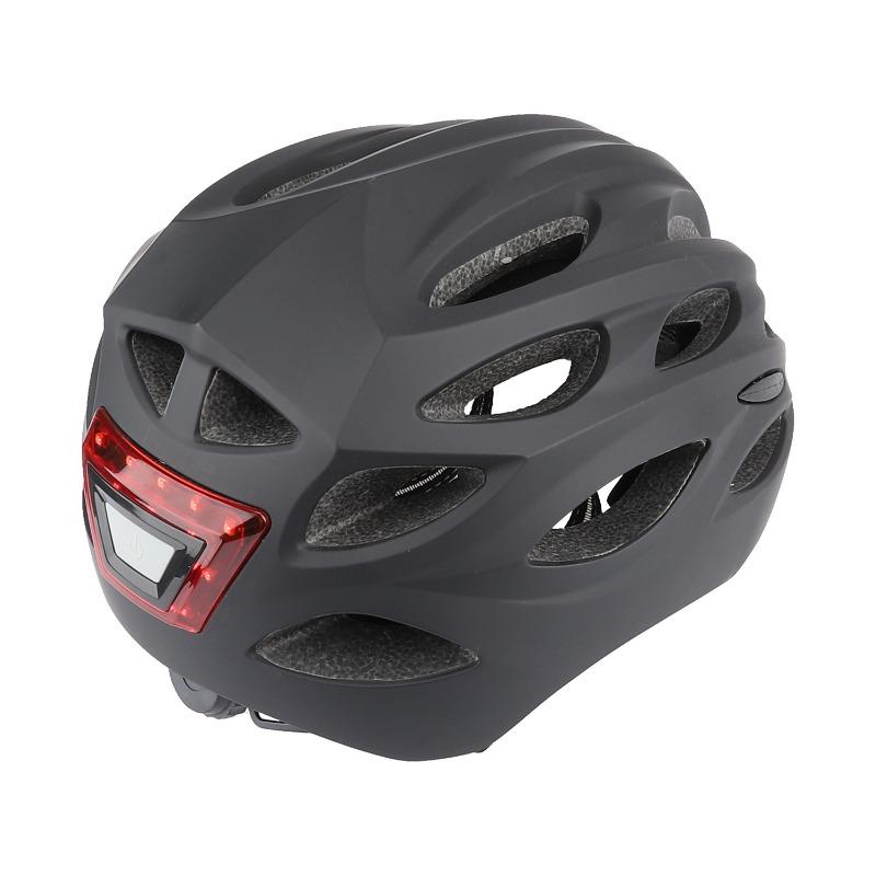 LED Ventilated Bike Helmet with Warning Light, Light Up Safety Helmet for Adult E-Scooter Cycling Skate Electric scooter helmet