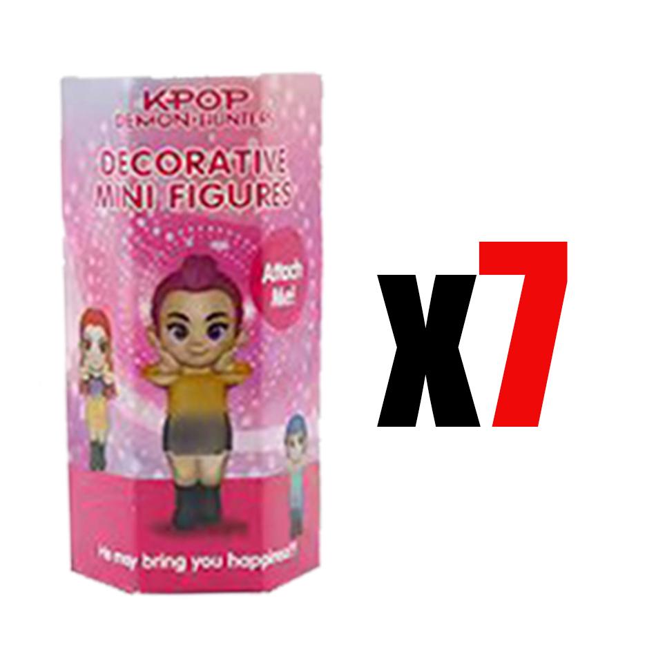 Figura de Anime Kpop Cazadores de Demonios Serie Caja Sorpresa PVC Dibujo Animado Mini Modelo Juguete Muñeca Decoración de Escritorio Niño Regalo Sorpresa de Navidad