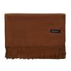 Red Faux Cashmere Winter Scarf for Women - 2026 Korean Style Solid Color Shawl with Logo, Ideal for Annual Meeting Gifts
