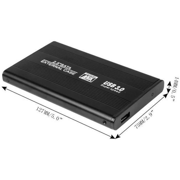 Externe Festplatte - AL14969-USB - 30 - USB 3.0 - 5 Gbit/s - Schwarz