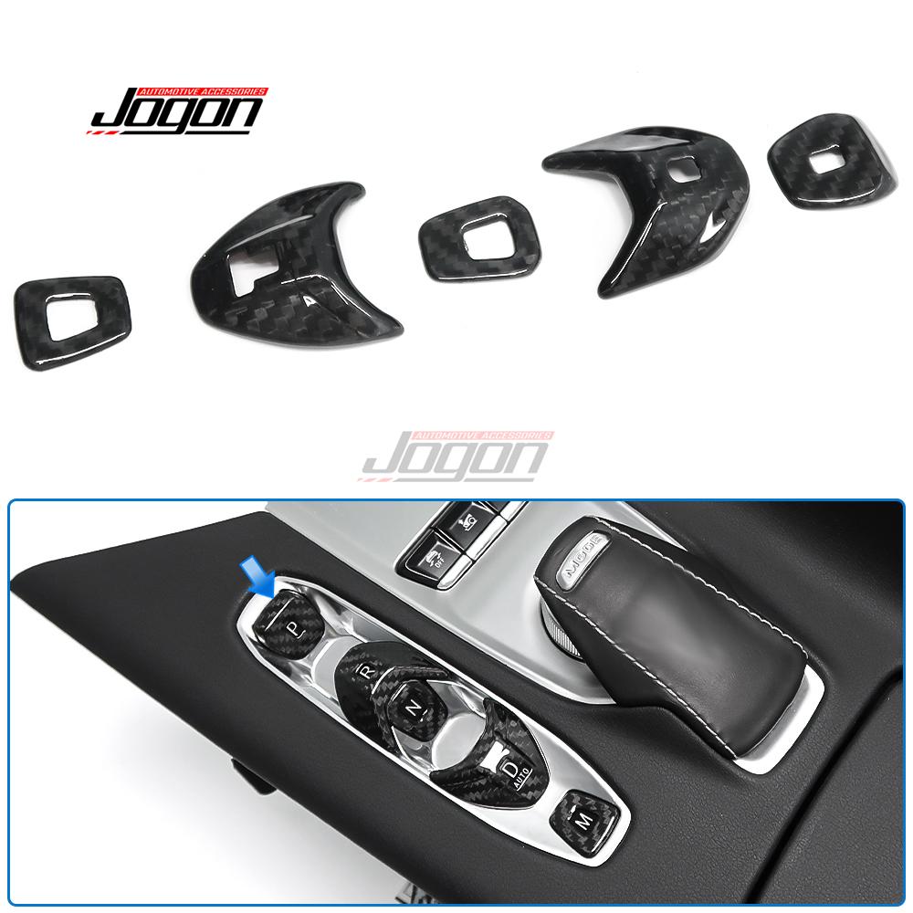 

For Corvette C8 Stingray Z06 Z51 2024 Car Interior Center Console Transmission Control Prand Trim Cover Kit-Outer Gear Button Trim