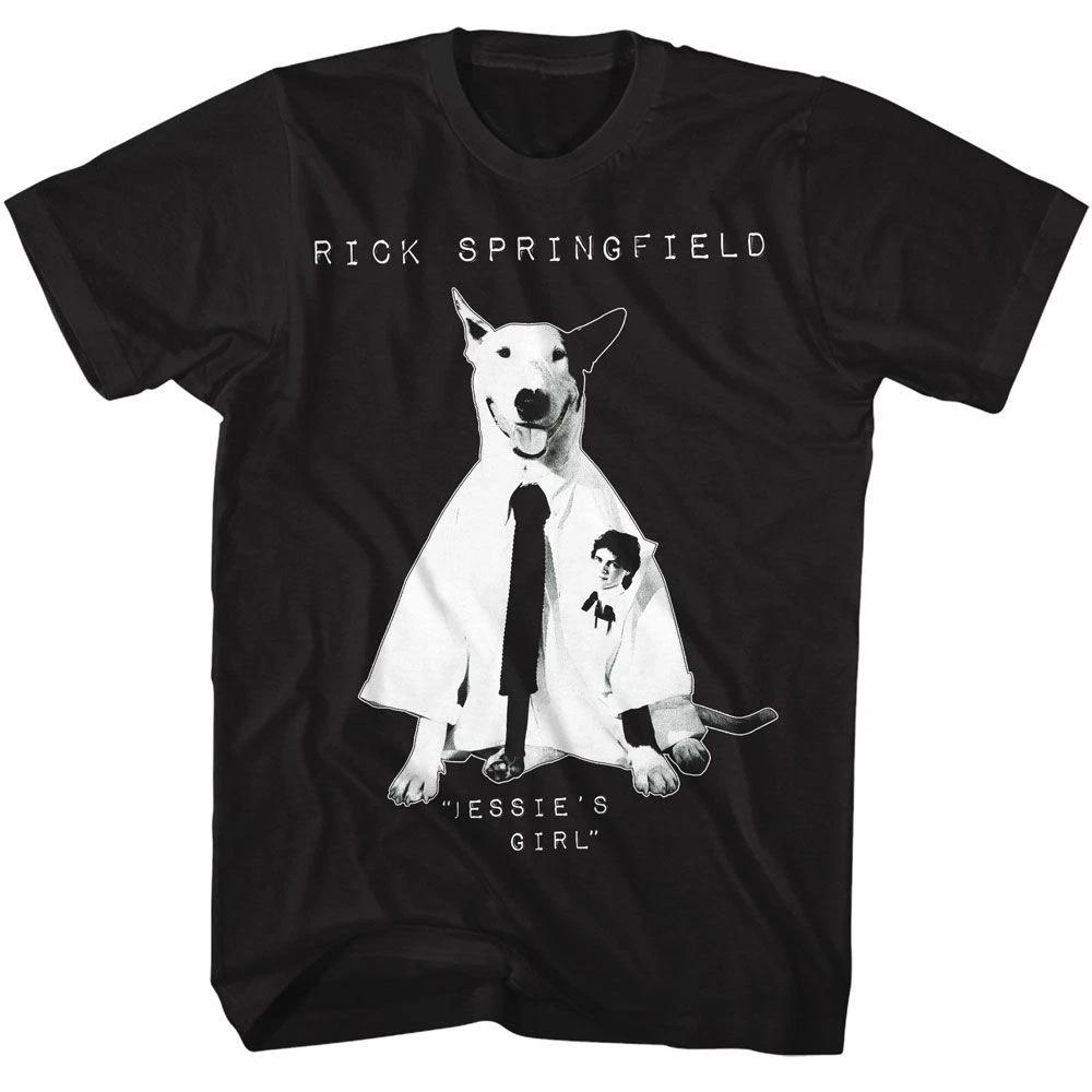 Rick Springfield - Jessies Girl Dog - American Classics - Solid Black Shor 130