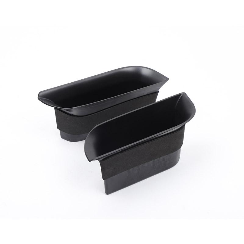 For SEAT Leon 2008-2012 ABS Black Car Front Door Inner Handle Storage Box Multi functional Storage Box Car Interior Accessories