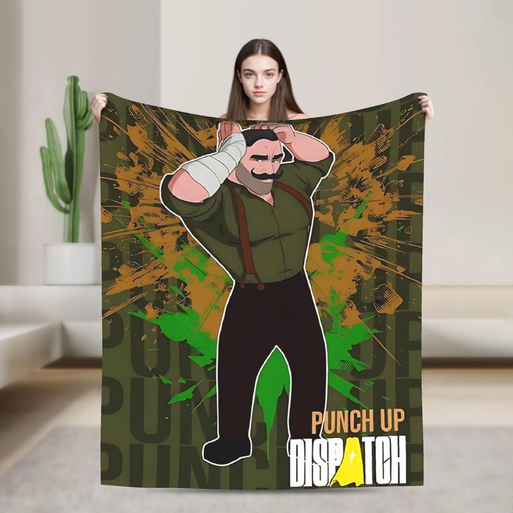 Soft Blanket Picnic Dispatch Game Throw Blanket  Flannel Bedspread For Bedroom Funny Sofa Bed Cover