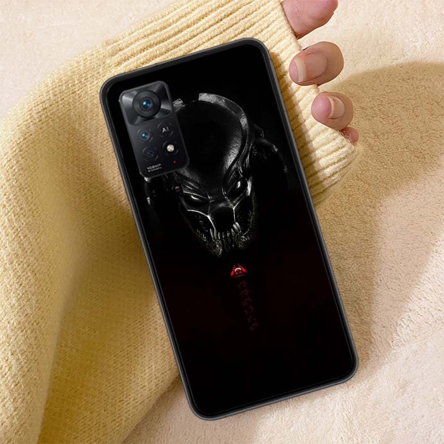 Alien Predator Phone Case For Redmi 13C 14C Note 14 13 Pro Plus 5G Clear Capa 12 12C 10A 10C 10 9A 9C 9T 9 8 Pro Cover TPU Shell