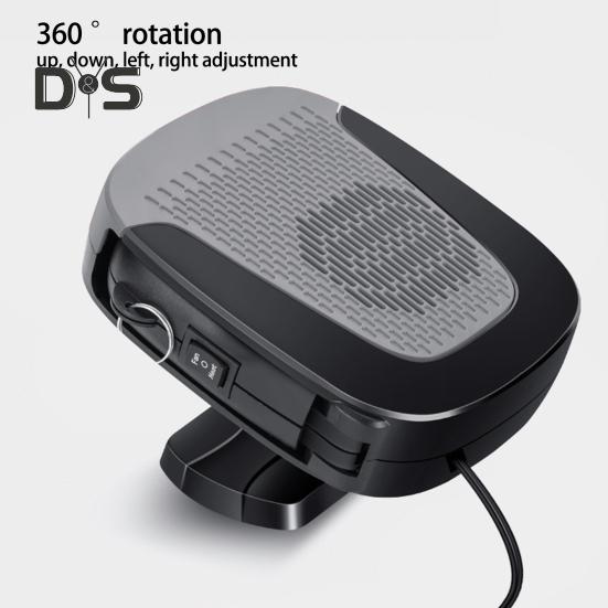 Compact 12V Car Heater Defroster Fast Defrosting Cooling Portable User-Friendly Vehicle Heater Auto Supply