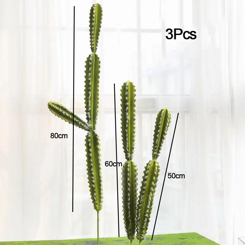 Artificial Cactus Fake Big Cactus Plants Faux Cacti Saguaro for Indoor Outdoor Home Office Shop Garden Decoration
