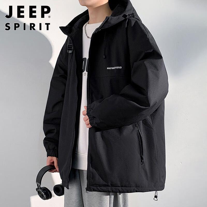 

Мужская зимняя куртка с капюшоном JEEP SPIRIT XL