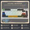 KZZI K75 PRO RGB Wireless Gasket Mechanical Triple Mode BT TKL 82 Key Hot Swapable Gaming Keyboard with Knobs and Power Custom Switches 75% Keyboard,