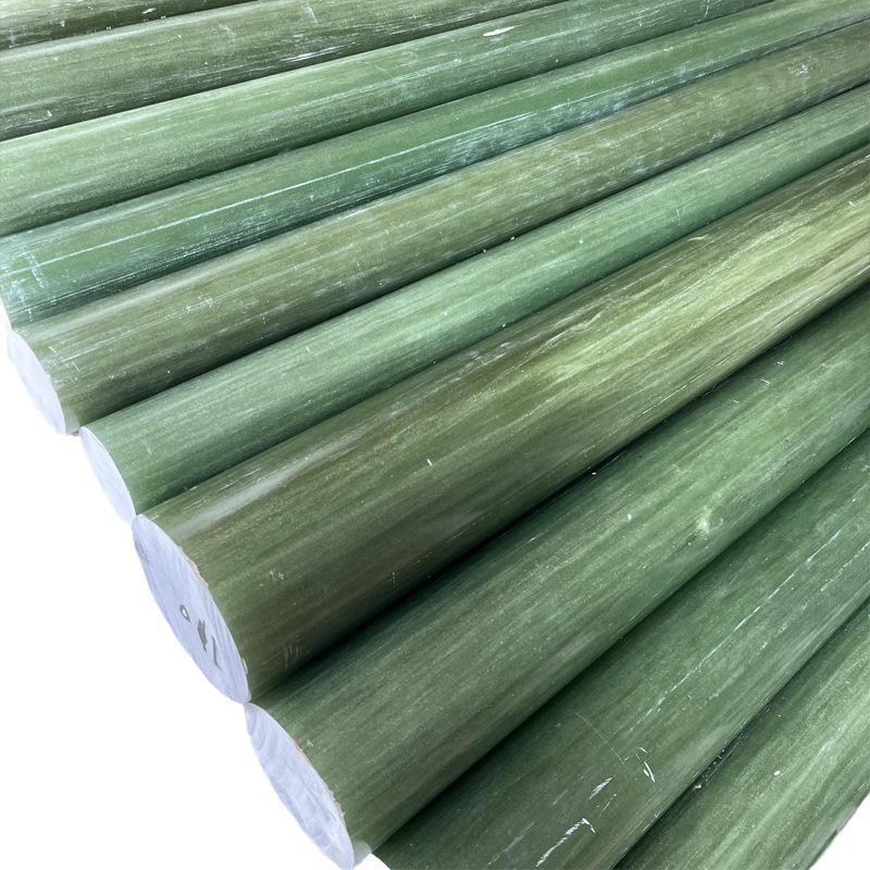 Water Green FR4 Epoxy Glass Fiber Resin Rod, Extruded, Large Diameter (8090100110)
