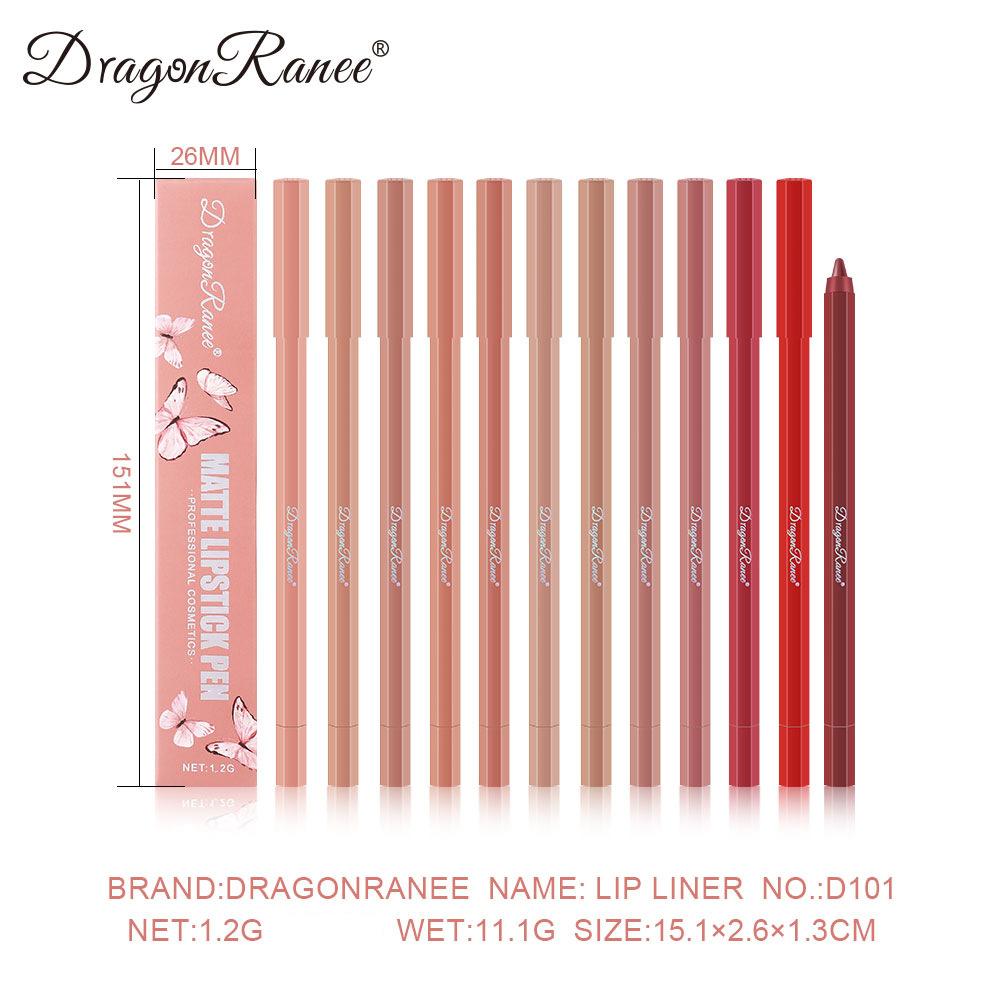 Lip Liner Autumn and Winter Matte Whitening Lipstick Velvet Matte Long-Lasting Makeup Effect Non-Fading Non-Stick Cup Lip Liner