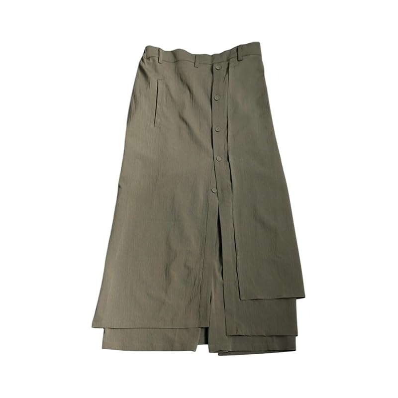 [antiqua] [Antica] Layered Pants Ladies Bottoms Long PY-00786 Onesize 02 Khaki Beige