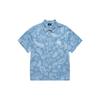 MLB New York Yankees Cashewblüten-Serie Trendige Vintage Kurzarmhemden Unisex Hemden Hellblau 3ADRI0133-50SBL