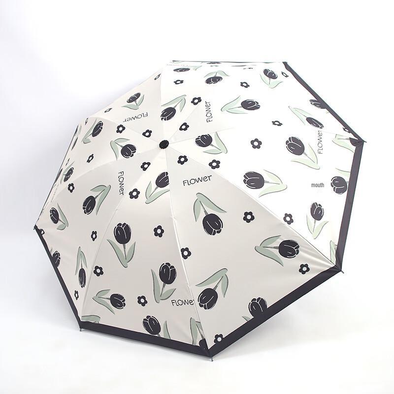 OEING Women s Tulip Dual-Use Folding Umbrella, 2-Pack